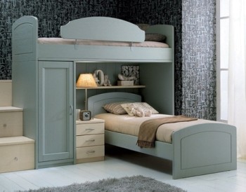 letto a castello in legno classico